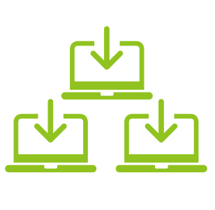 対象デバイスへの一括インストール操作が可能