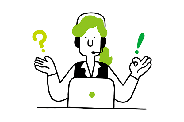 専任のサポートチームがお困りごとを手厚くサポート