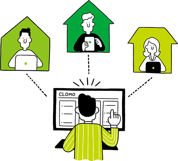 テレワークにはCLOMO MDM