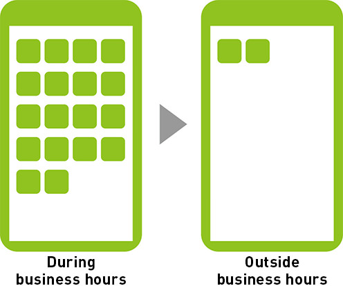 Lock can be released upon application, even outside of business hours